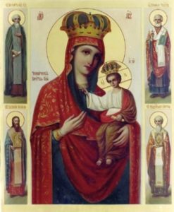 Ильинско ( Черниговская ) икона Божией Матери