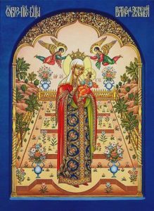 Икона Богородицы "Вертоград заключенный"